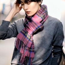 アンタイトル(UNTITLED)の【名品／定番人気】ウールチェックマフラー