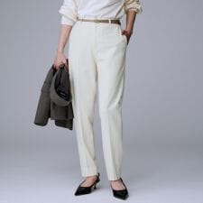 アンタイトル(UNTITLED)の裏起毛テーパードパンツ