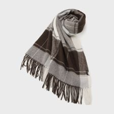 アンタイトル(UNTITLED)の【名品／定番人気】ウールチェックストール