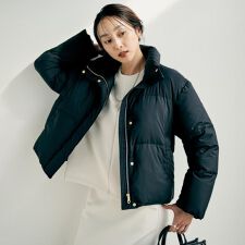 アンタイトル(UNTITLED)の【トレンド撥水機能防寒】ショートダウンコート