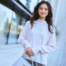 【8色展開洗える】ウールカシミヤ ハイネックニット