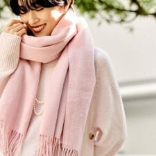 アンタイトル(UNTITLED)の【ウォッシャブル】ウールカシミヤストール