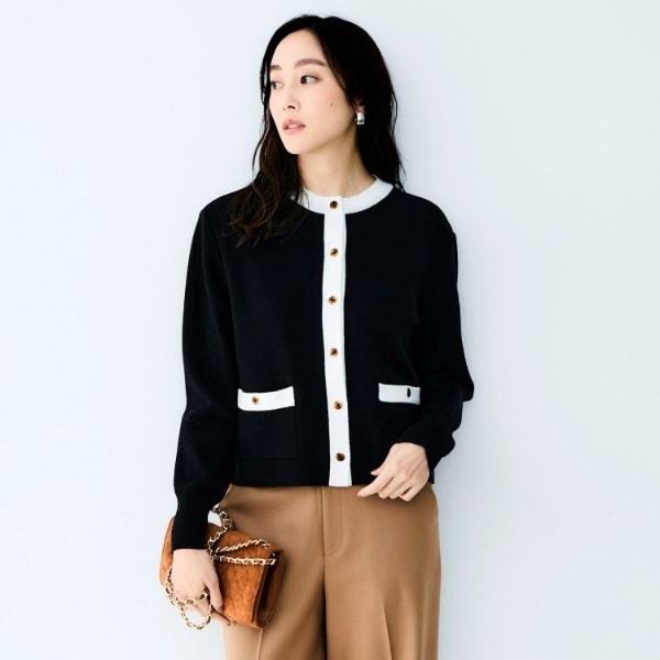 ウール クルーネックニットカーディガン | アンタイトル(UNTITLED