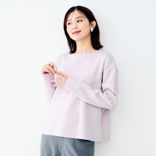 【NEW】アンタイトル（UNTITLED）/ミラノリブコンパクトニット ミラノリブコンパクトニット | アンタイトル(UNTITLED) | マルイウェブ