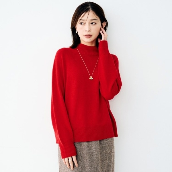 ウールシルクカシミヤボトルネックニット | アンタイトル(UNTITLED