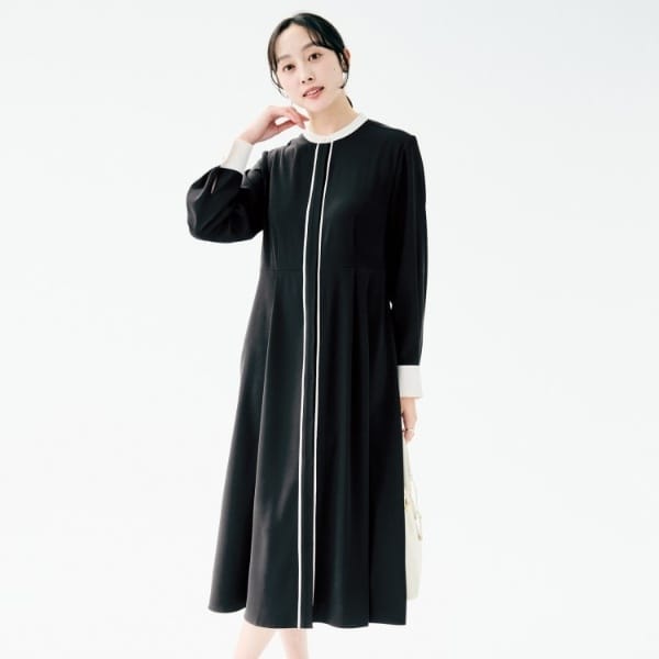 Oggi.jp掲載／美シルエット】2WAY フレアシャツドレス | アンタイトル