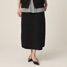 Aラインニットスカート