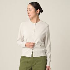 クルーネックニットカーディガン
