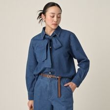 ライトウェイトデニムブラウス