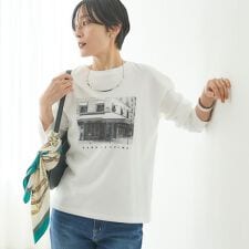 【コットン100洗える】フォトロングTシャツ