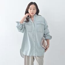 【Healthy DENIM】Almond（アーモンド）ビッグシャツ