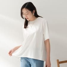 異素材ドッキングプルオーバー