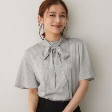新品】24SS✨アンタイトル ヴィンテージアートへリンボン ブラウス 