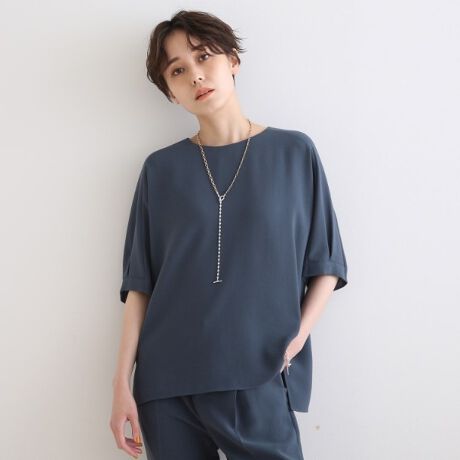 こなれsetupuvケア吸水速乾 エフォートレス オーバーブラウス インディヴィ Indivi ファッション通販 マルイウェブチャネル