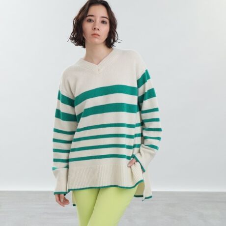 おすすめニット！】ウールカシミヤ Vネックニット | インディヴィ  