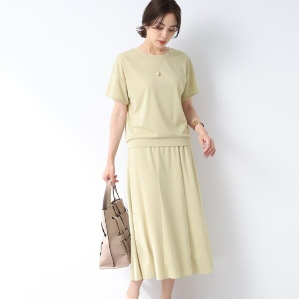 2点セット　セットアップ　ワンピース おすすめ夏ワンピ！2点セット洗える】ジャージセットアップ
