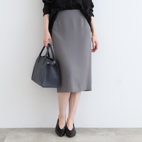 こなれSETUP洗える】ミディ丈ストレートスカート | インディヴィ