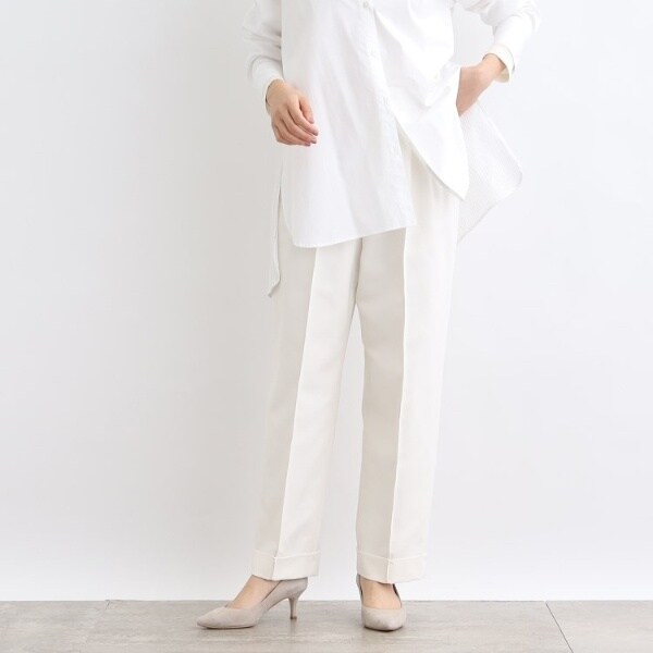 日本製／SETUP可能／コットン100％】テーパードパンツ | インディヴィ
