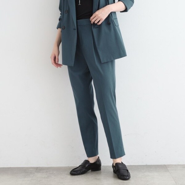 大きいサイズ✨インディヴィスーツセットアップリネン混家で洗える