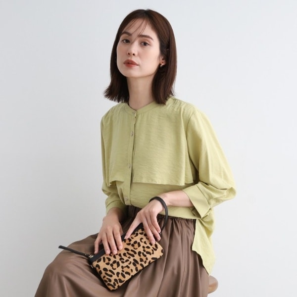 試着のみ＊現行品　INDIVI【洗える】ヨークデザインブラウス 洗える】ヨークデザインブラウス（シャツ・ブラウス） | INDIVI