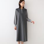 日本製】ヘアリーキーネックジャンパードレス | インディヴィ(INDIVI 