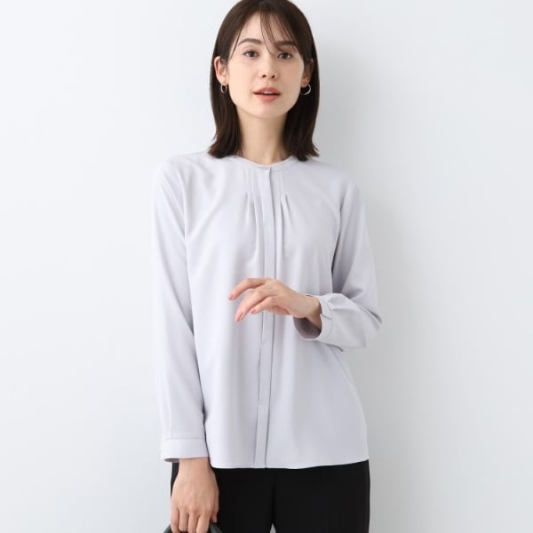 春SALE！【洗える／凹凸素材】ハンカチーフヘム エアリー