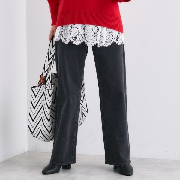 グレー ウール混紡 M カジュアルパンツ グレー ウール混紡 M カジュアルパンツ トラベラー / ウール混