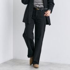 インディヴィ(INDIVI)の【通年活躍！褒められデニム】ワイドストレート デニムパンツ