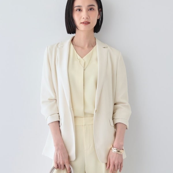 美品 インディヴィ 大きいサイズ ウォシャブル セットアップ 3点セット 美品 インディヴィ 大きいサイズ ウォシャブル セットアップ 3点