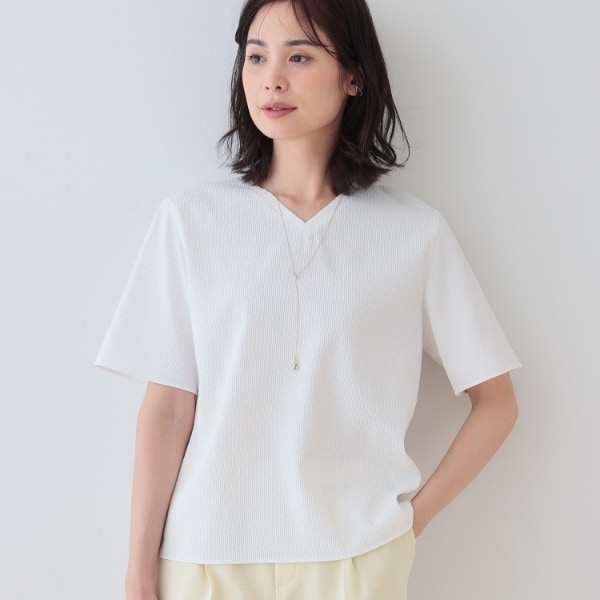 [�}���C]�y�􂦂�^���ʑf�ށz�V���v��V�l�b�N�u���E�X/�C���f�B���B�iINDIVI�j �z���C�g�i001�j