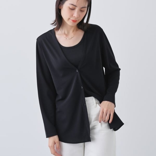 フェイス金釦カーデ | ミラ オーウェン(Mila Owen) | マルイウェブチャネル