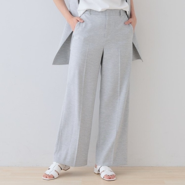 日本製／SETUP可能】ソフトダンガリーワイドパンツ | インディヴィ