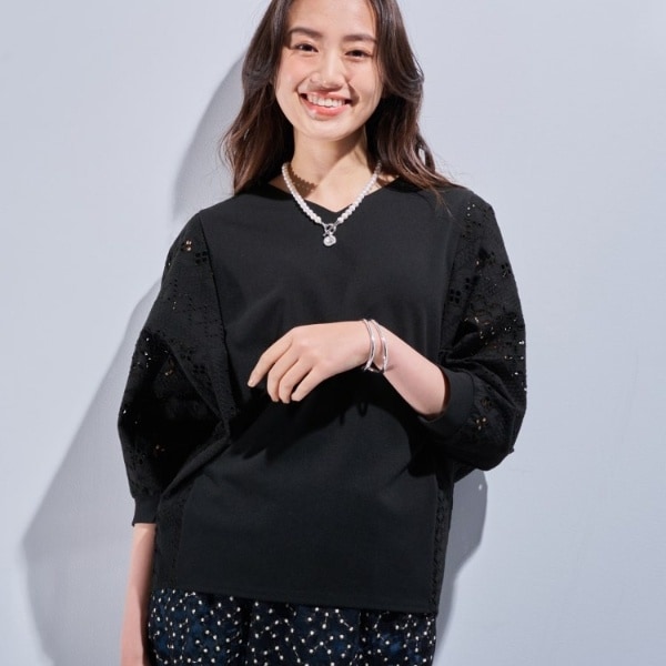 トップス】 カットソー Tシャツ アシンメトリー アシメ スカーフ