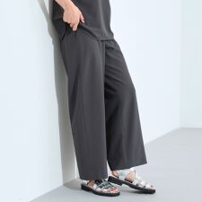 【接触冷感／UVケア／SETUP可能】エアリージョーゼット ワイドパンツ