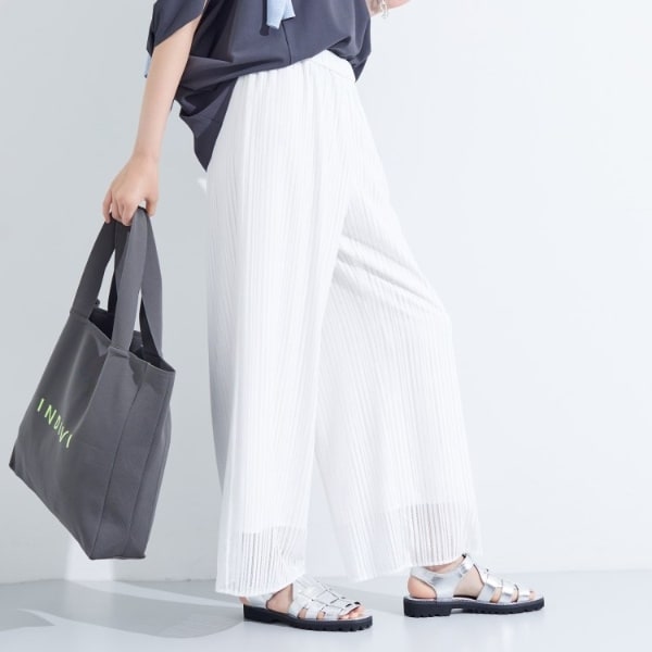 【洗える／セットアップ可能】ラッセルワイドパンツ