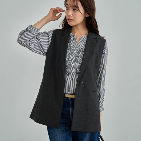 アンタイトル定番機能性スーツ/ストレッチ】カトレアジャージ テーラードジャケット 定番機能性スーツストレッチ】カトレアジャージ テーラードジャケット