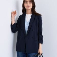 インディヴィ(INDIVI)の＜秋SALE！＞【UVケア】ライトダブルジャケット