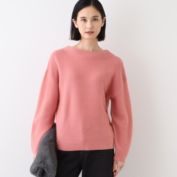 【未使用.美品】INDIVI UVカット スプリングコート 15 ピンク ロングカーディガン ロングコート トレンチコート レディース 春