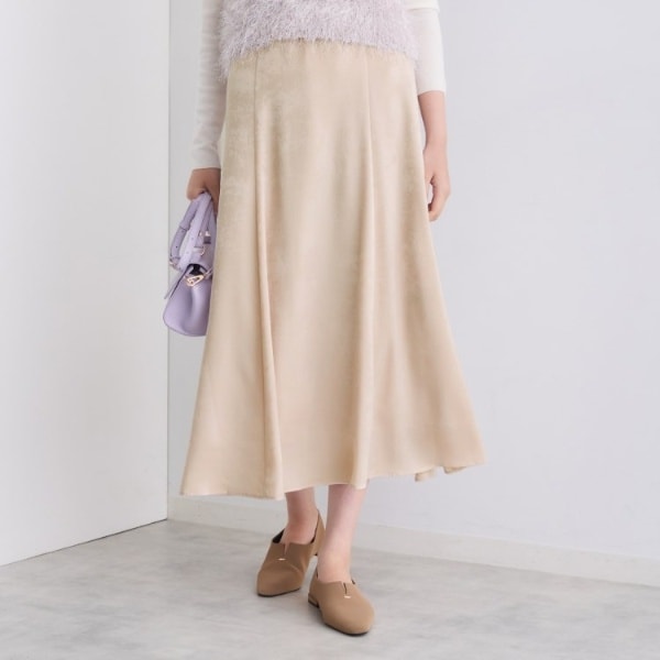 新品タグ付き　INDIVI【アシメ】巻き風ロングプリーツスカート 楽天市場】【アシメ】巻き風ロングプリーツスカート