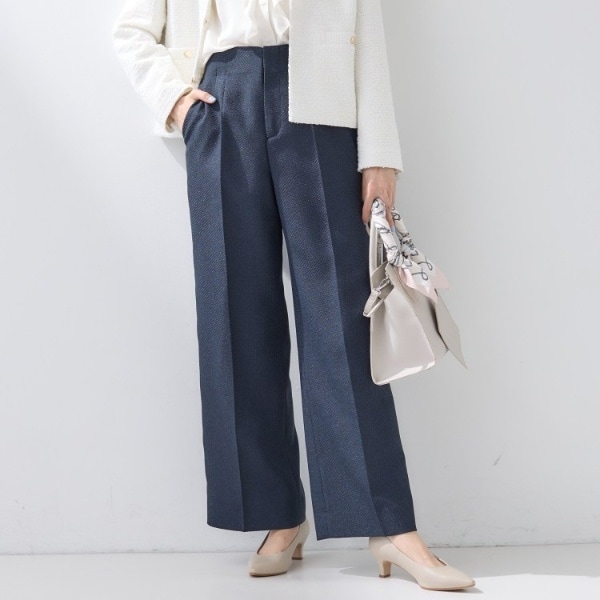 小さいサイズ]トップサーモカルゼテーパードパンツ(定番スーツ/機能