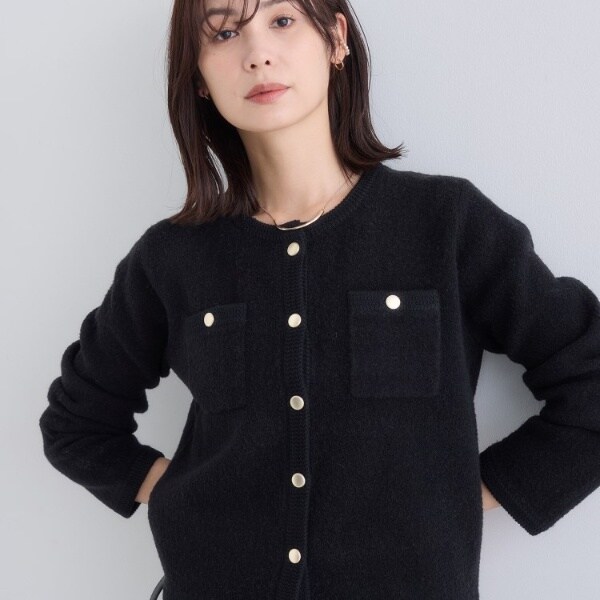 LOULOU WILLOUGHBY】バードゲージカーディガン | ルルウィルビー