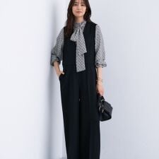 インディヴィ(INDIVI)の【トレンド／スタイルアップ】ストレッチコンビネゾン
