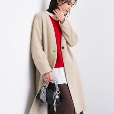 インディヴィ(INDIVI)の【軽量／ウール混】ライトフォルム ロングコート