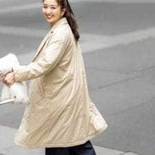 インディヴィ(INDIVI)の【超軽量／蓄熱】ライトパフチェスターコート