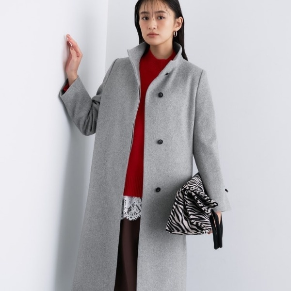 DANTON × Ray BEAMS ／ 別注 モッサ ノーカラー ダウン