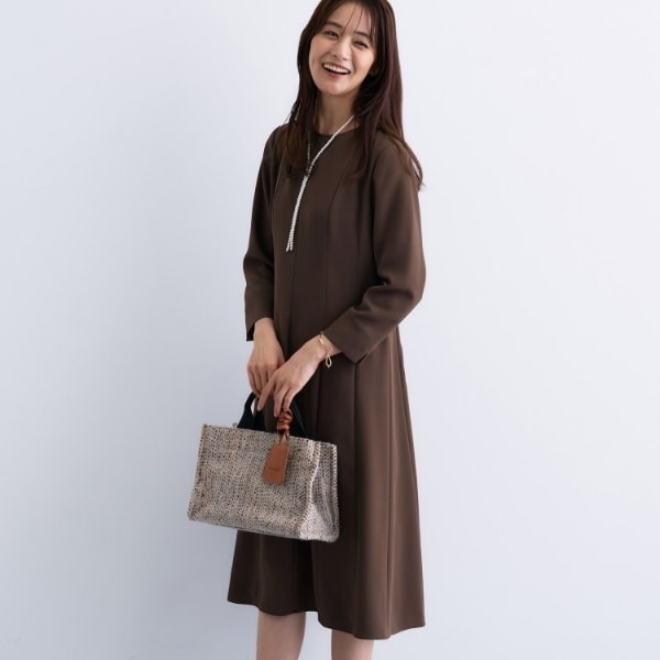 洗えるUVケアSETUP可能】ナローフレアワンピース | インディヴィ