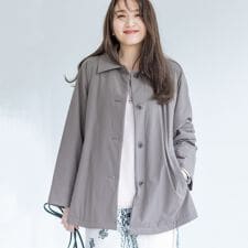 インディヴィ(INDIVI)の【超軽量／蓄熱】ライトパフステンカラーコート