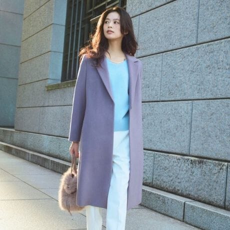 【日本製】ウール100％チェスターコート