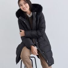 インディヴィ(INDIVI)の【名品／撥水／抗菌防臭】ロング丈リサイクルダウンコート