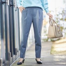 【洗える／裏起毛】ストレッチウォームパンツ